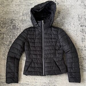 Zara Black Puffer Jacket Small